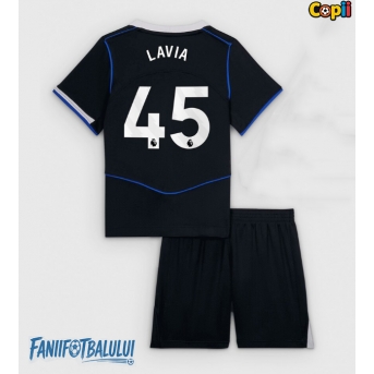Chelsea Romeo Lavia #45 Echipament de Fotbal Replică 2025-26 Copii Treilea (+ Șorturi)
